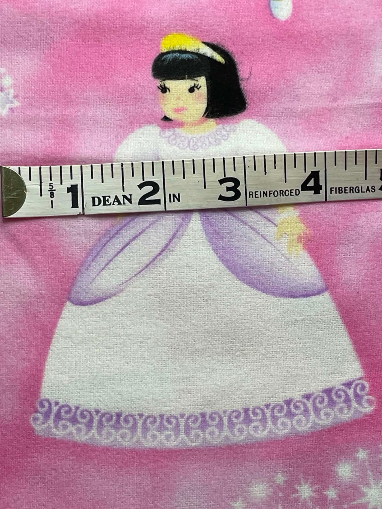 Flannel.  Little Princesses by Michael Miller Fabrics.  Sold by the yard.