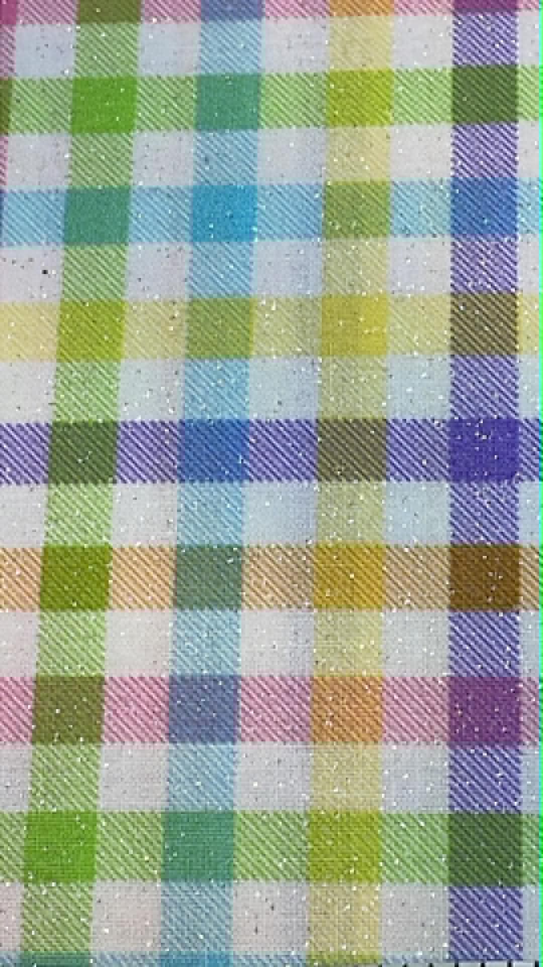 Sparkle poplin pastel glitter plaid.  Sold by the 1/2 yard.