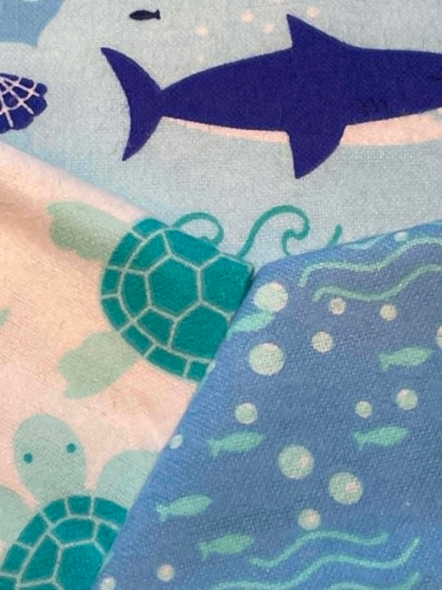 Flannel Fat Quarter Bundle, from the Sea Life Collection