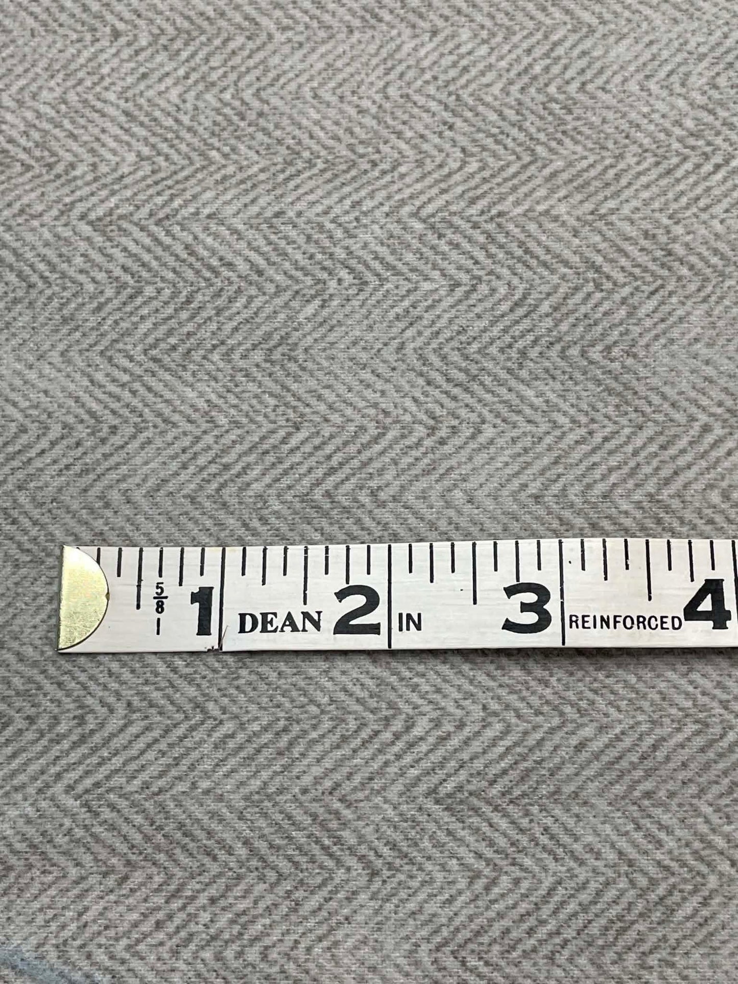 Flannel.  Gray Herringbone.  1841 Woolies.  Sold by the yard.
