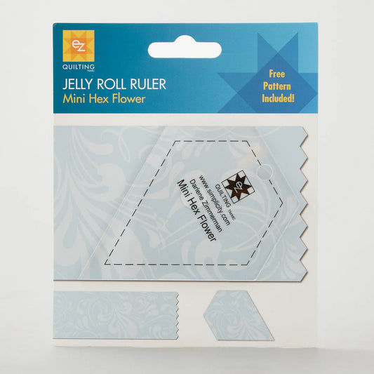 Jelly Roll Ruler - Mini Hex Flower