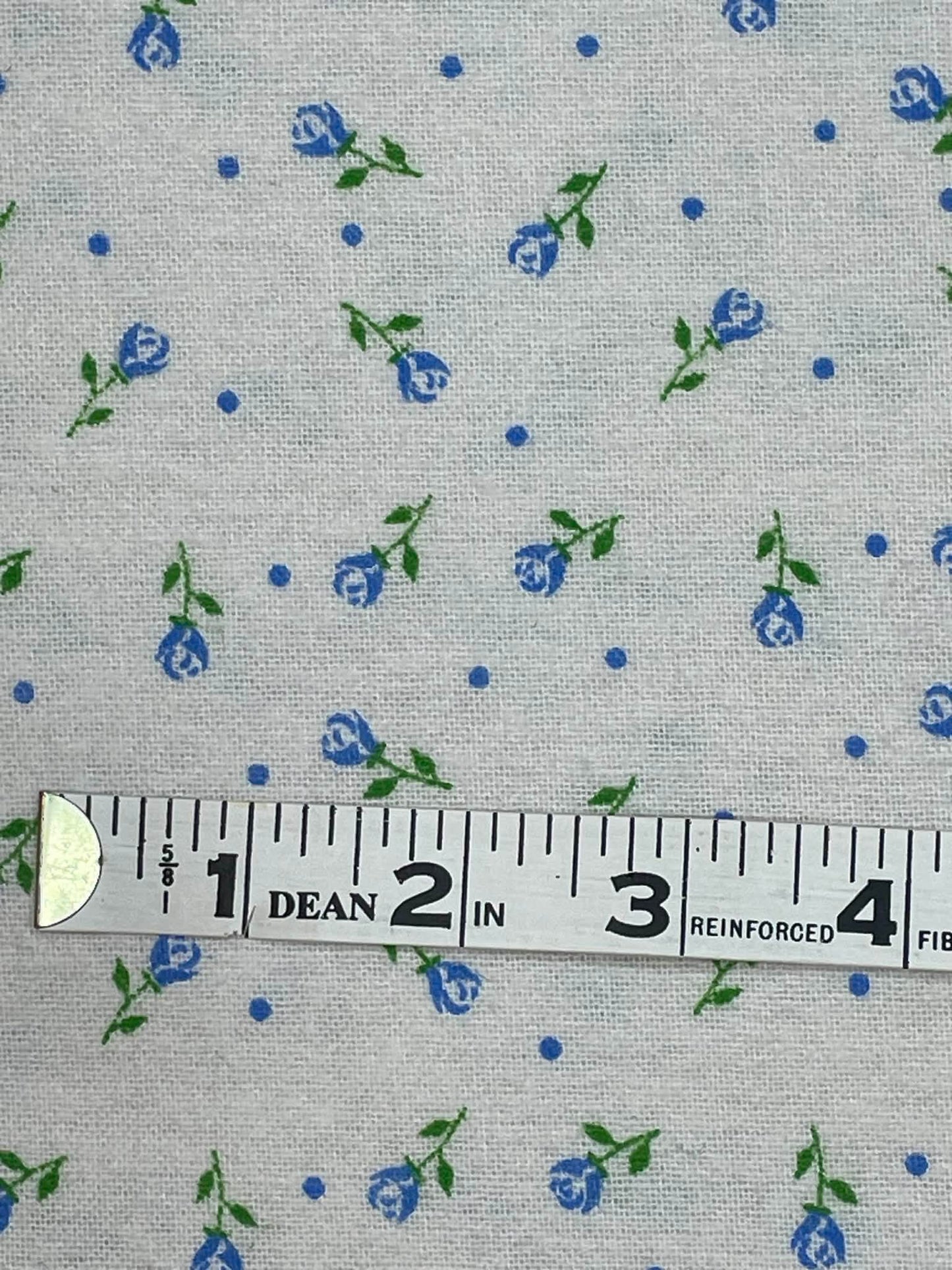 Flannel.  Small flowers on white background.  Three colors to choose from.