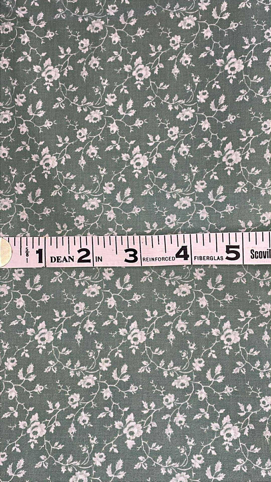 White flowers on green background