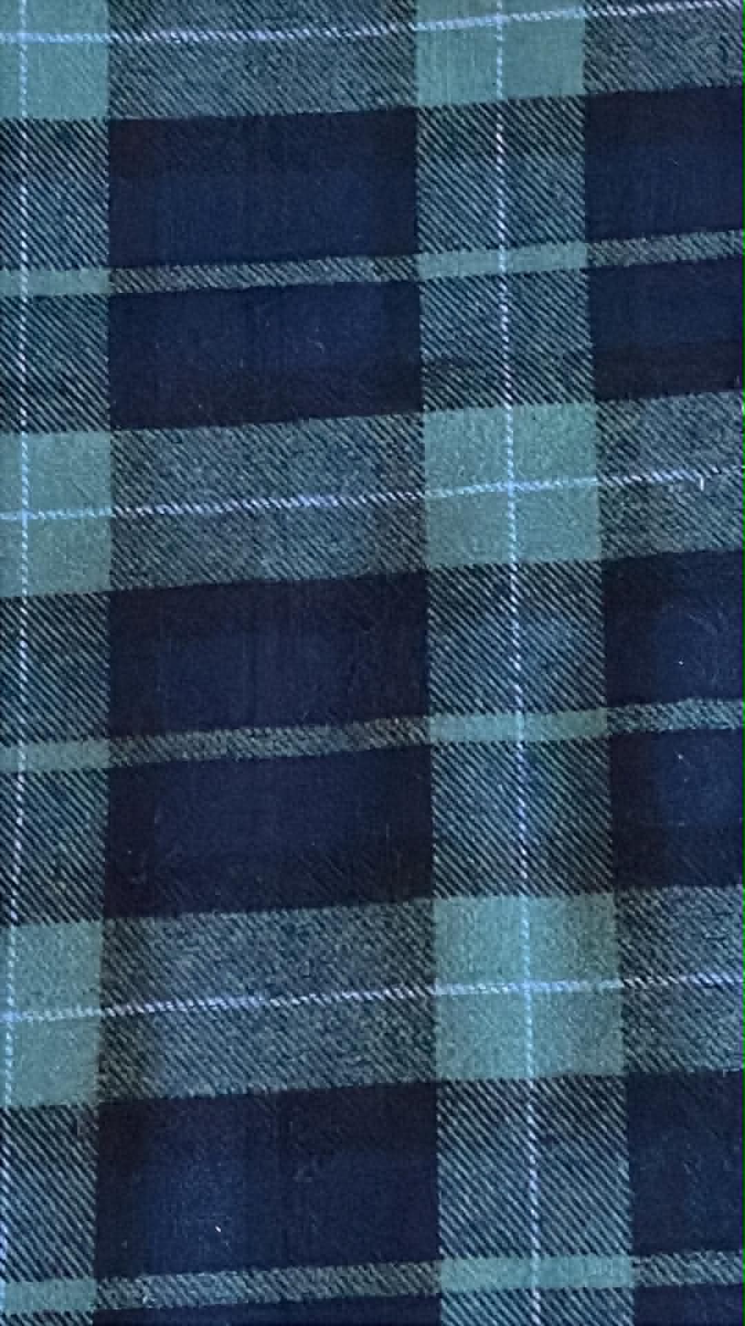 Ozark Mountain flannel.  Blue and green plaid #1.  Sold by the yard.