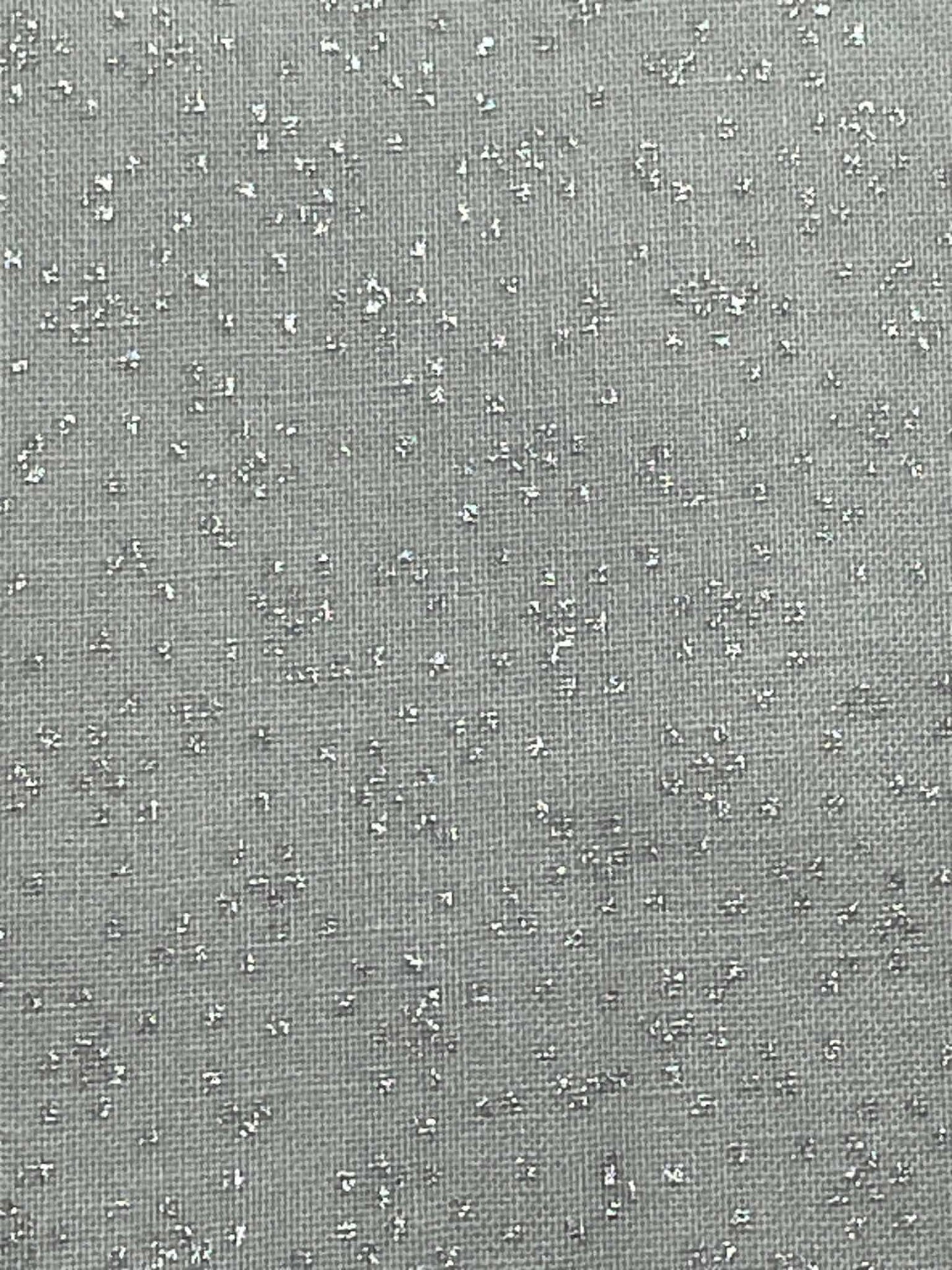 Timeless Treasures "First Frost" metallic gray.  Sold by the yard.
