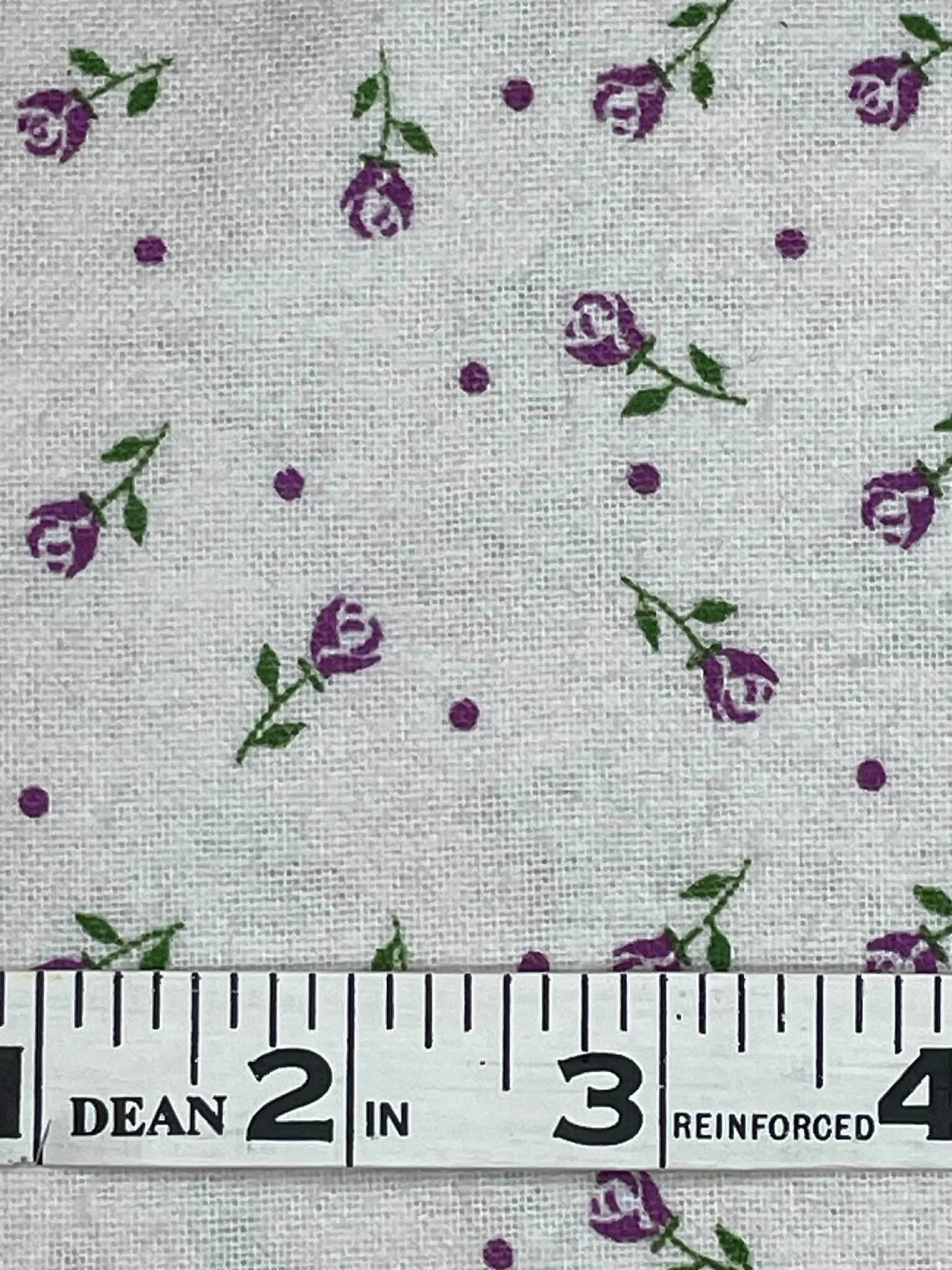 Flannel.  Small flowers on white background.  Three colors to choose from.