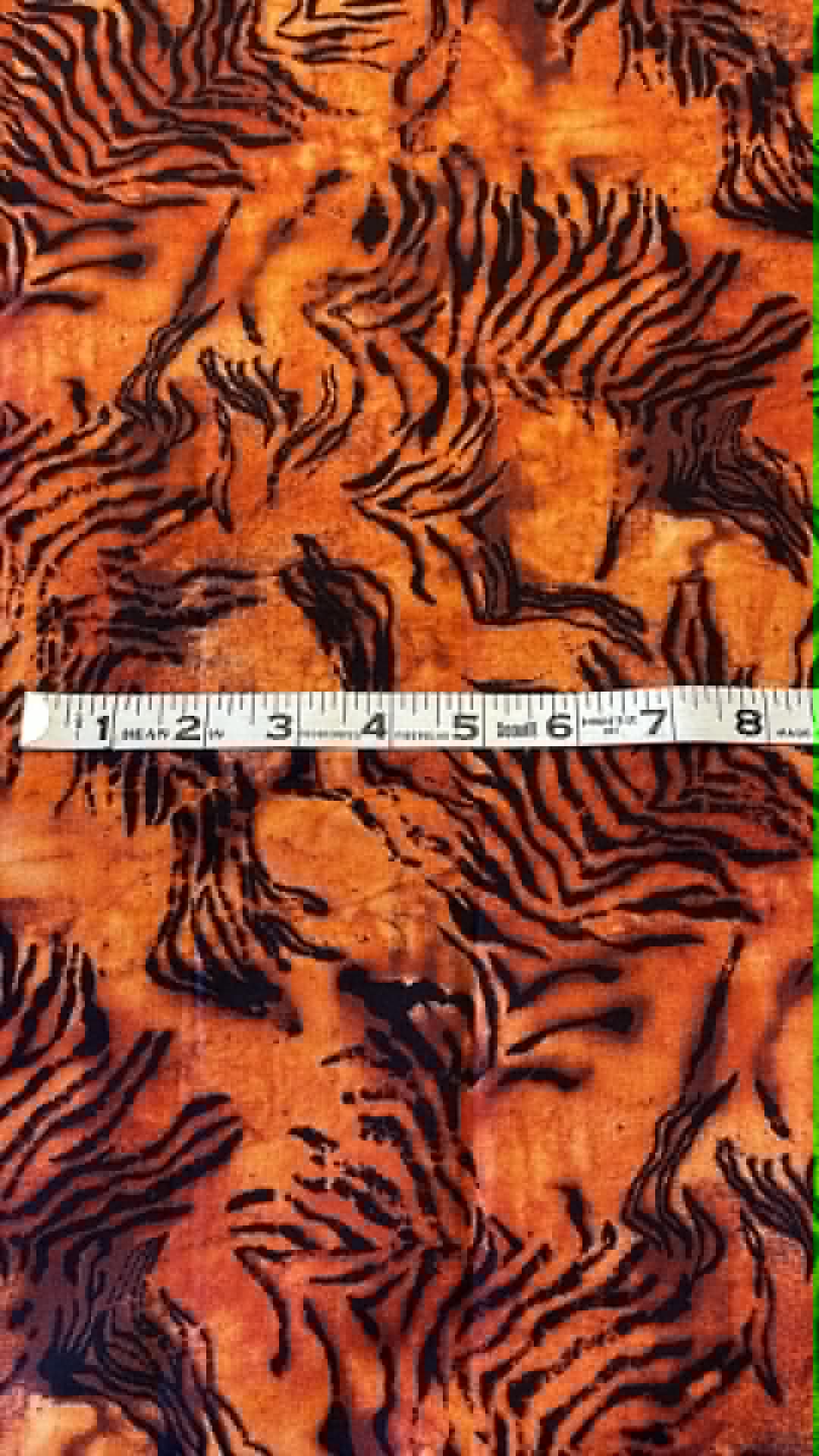 Tiger Animal Print.  Andover Fabrics.  ** REMNANT **