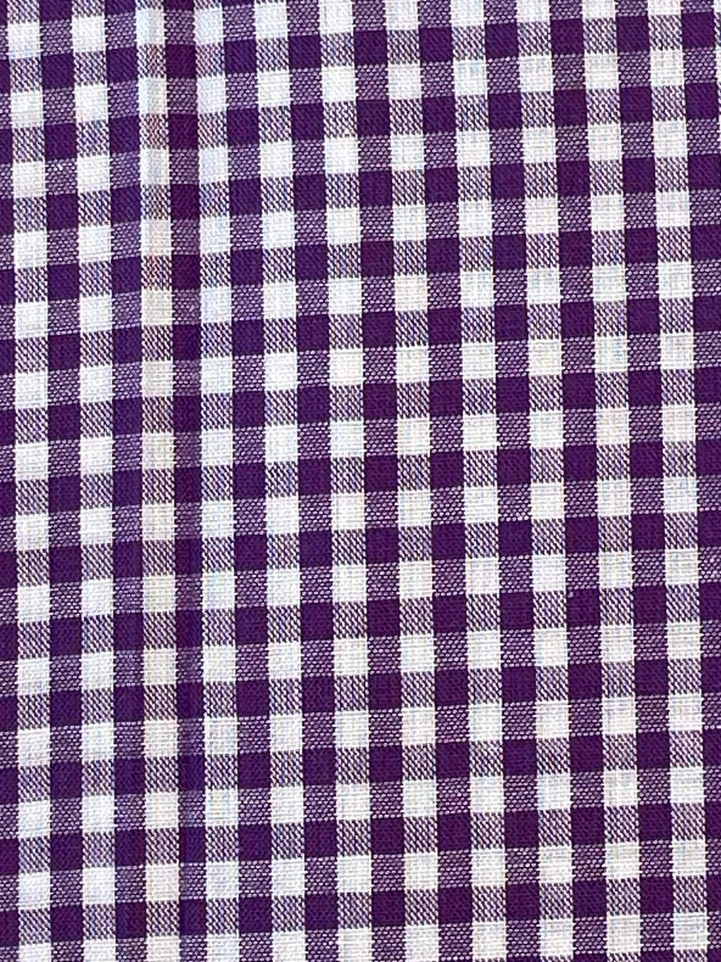 Gingham check, 1/8 inch, purple
