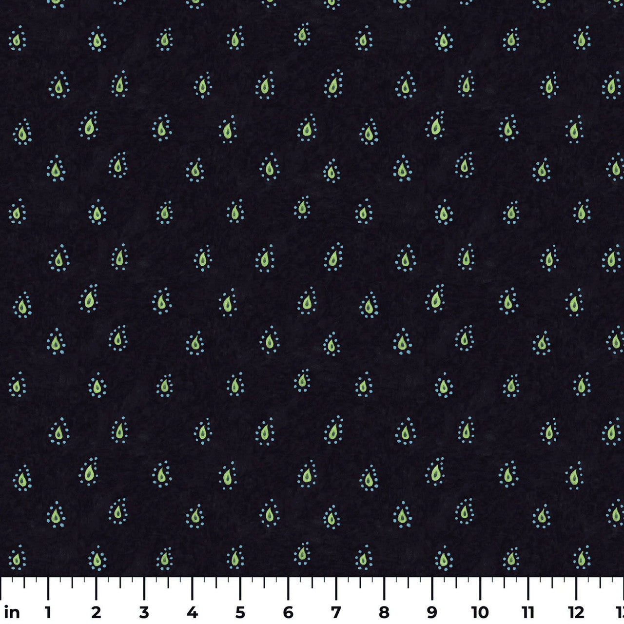 Calico Red - Calico Rain Drop.  Sold by the half yard.