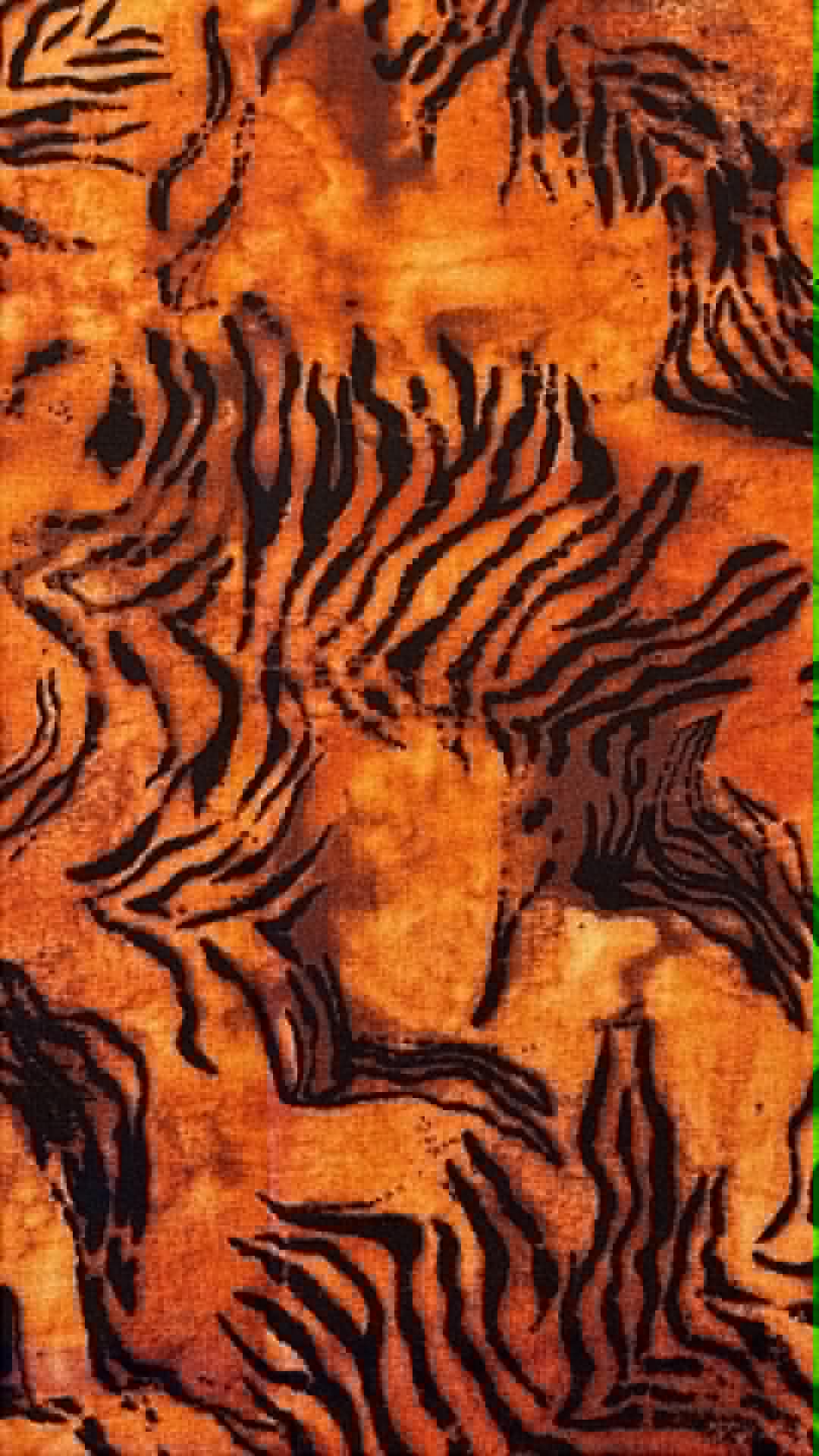Tiger Animal Print.  Andover Fabrics.  ** REMNANT **