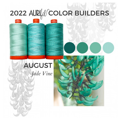 Aurifil Color Builder - Jade Vine