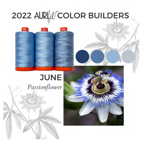 Aurifil Color Builder - Passionflower