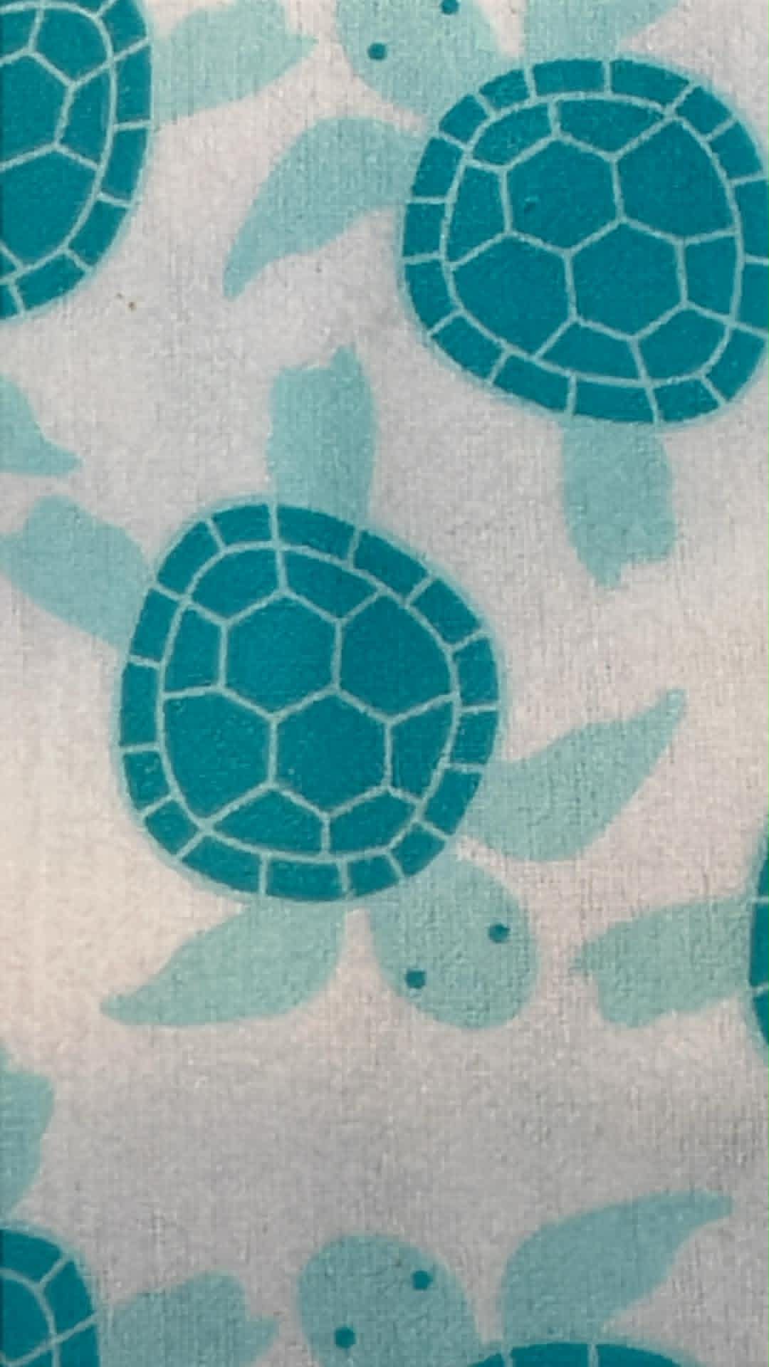 Flannel Fat Quarter - Sea Life  - #2 Sea Turtles