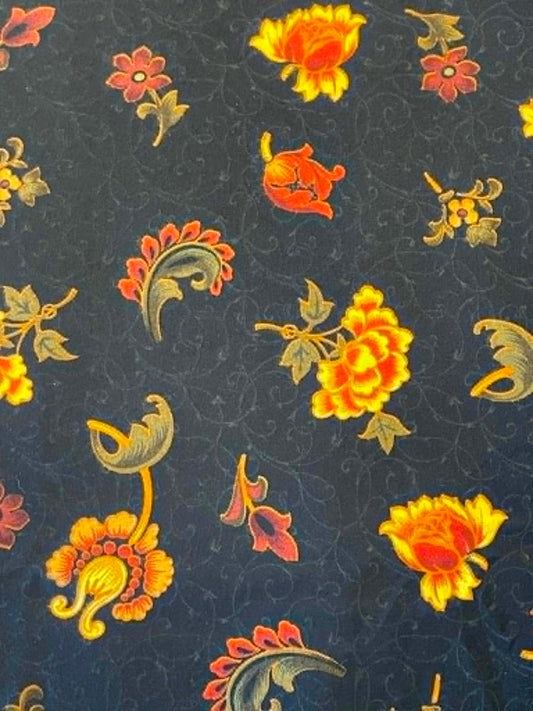 Flannel. Small.  "Spice Market" Designed for Exclusively Quilters. Sold by the half yard.