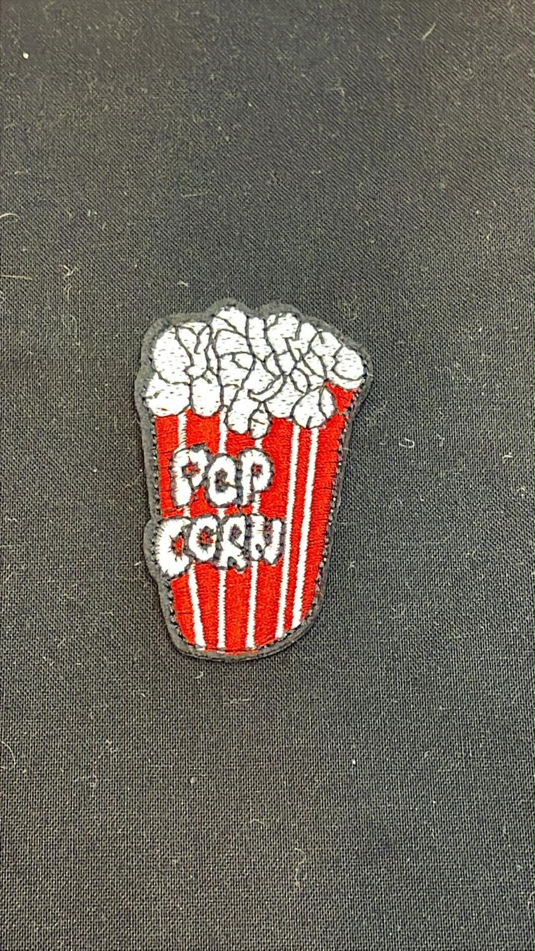 Embroidered Banana, Popcorn, Union Jack, and Cool Patches