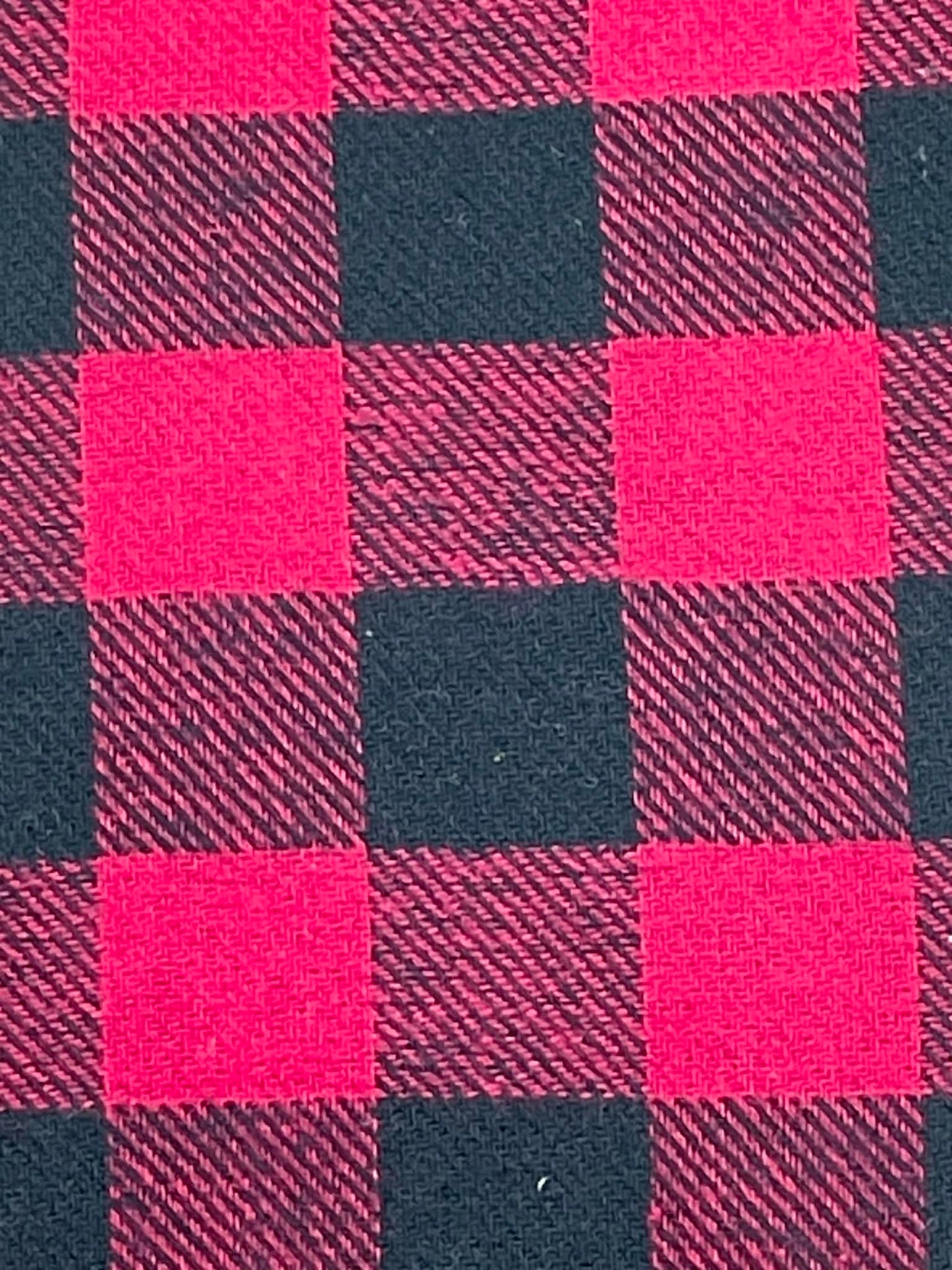 Ozark Mountain flannel.  Yarn dyed red and black check.  Sold by the yard.