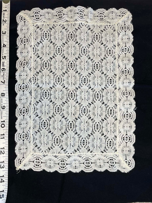 13" x 9 1/2" rectangle lace doily