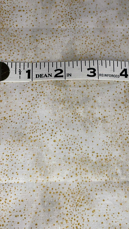 Beige with gold speckles