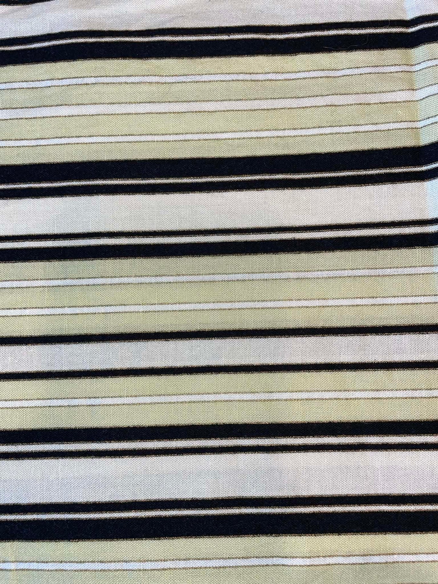 Black and lime green stripes - Sold by the 1/2 yard.