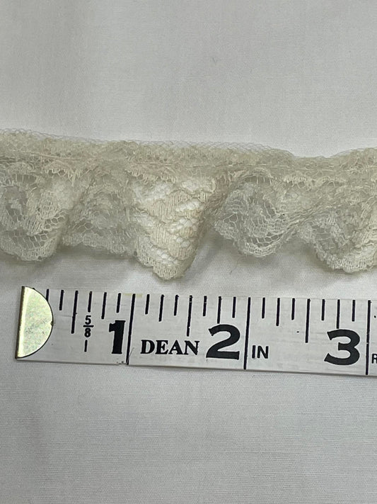 1" Wide Off White Trim.  Sold by the yard.