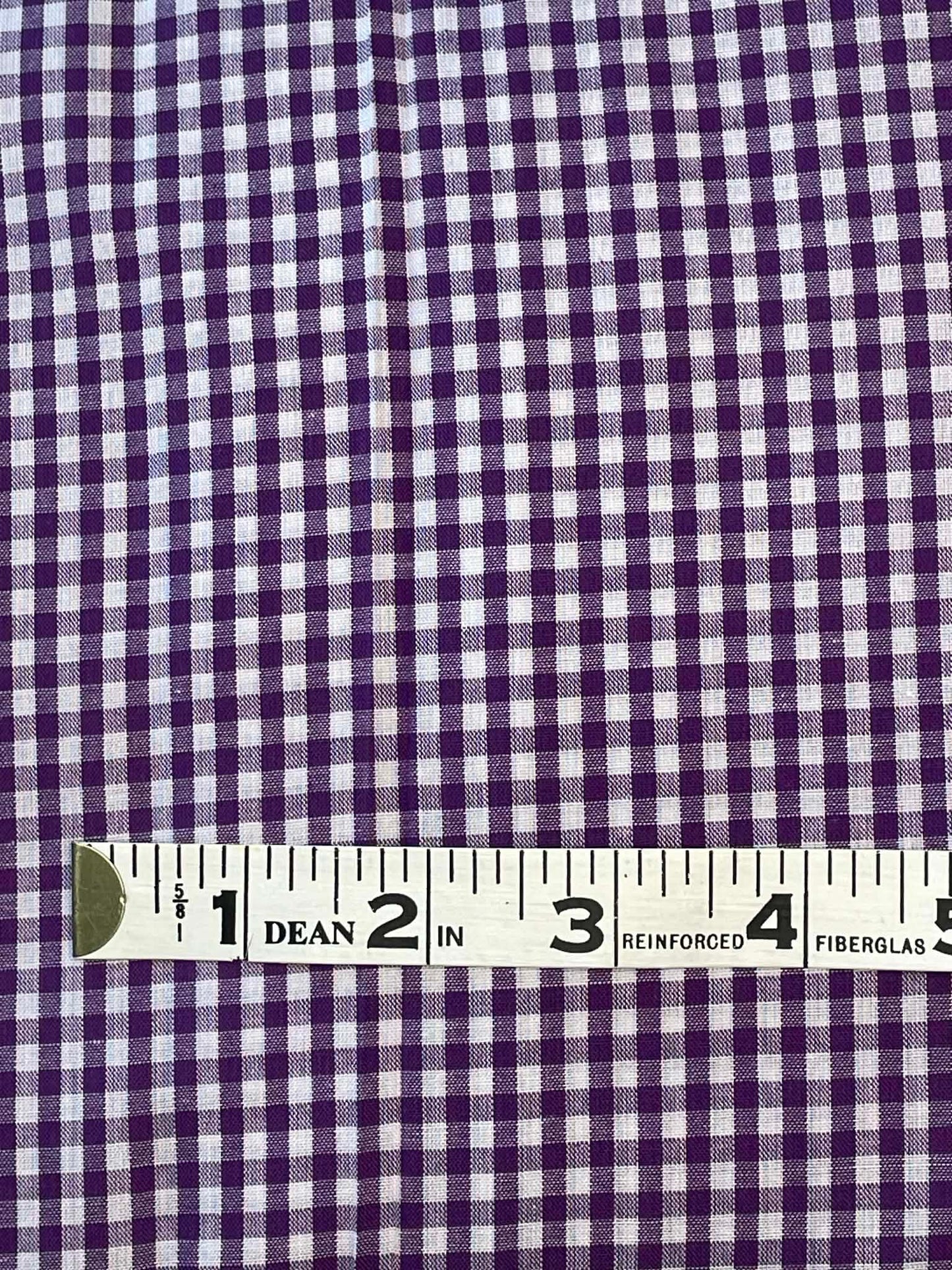 Gingham check, 1/8 inch, purple