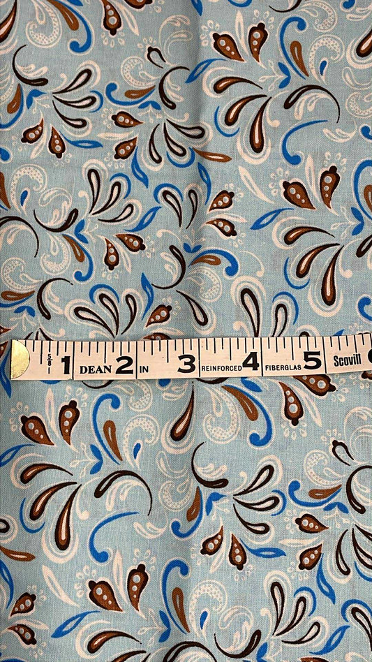 Blue and Brown splashes