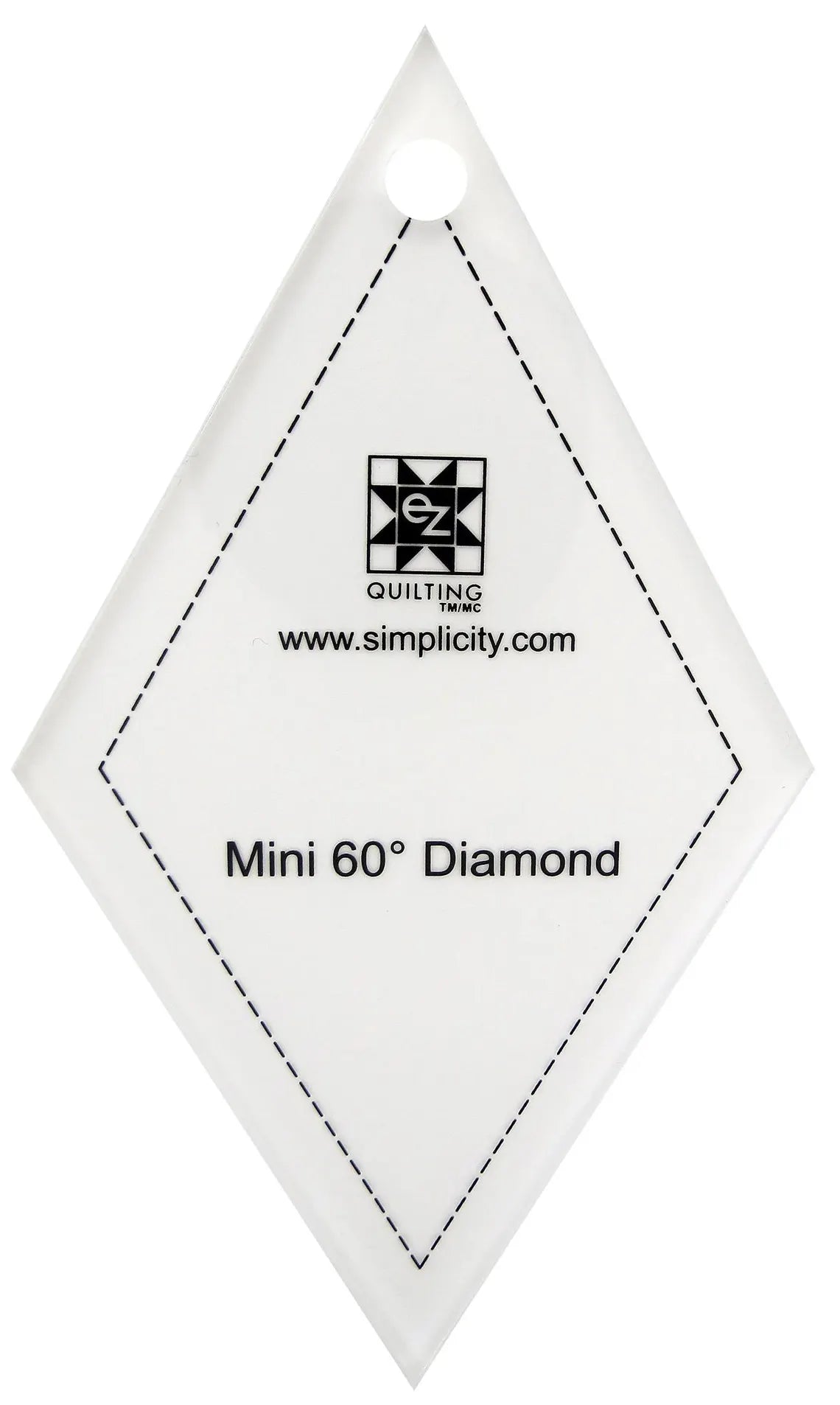 Mini diamond jelly roll ruler