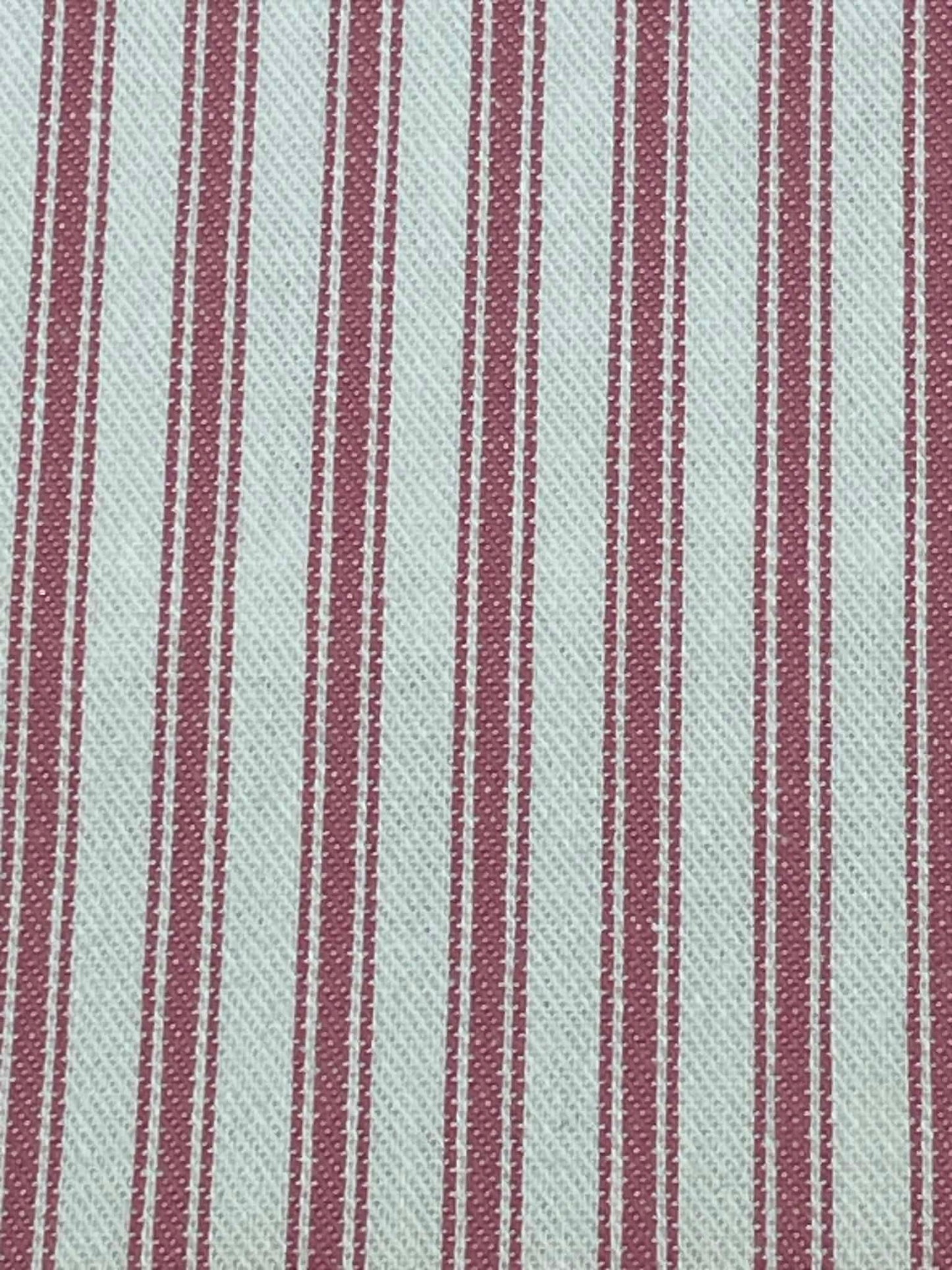 Pink Pillow Ticking.  56" wide.  Sold by the yard.