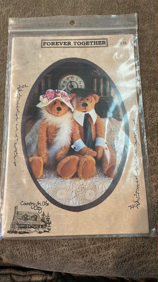 Forever Together bear pattern by Country In The City