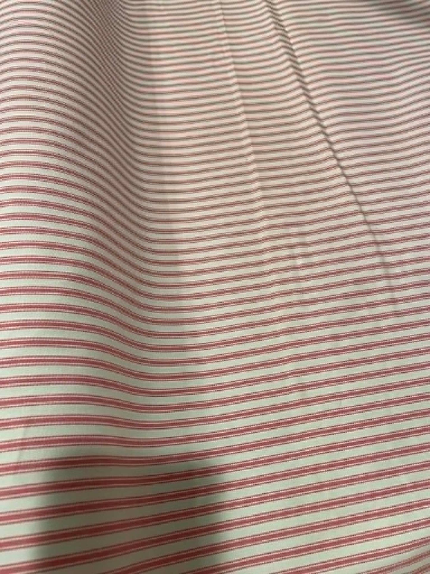 Pink Pillow Ticking.  56" wide.  Sold by the yard.