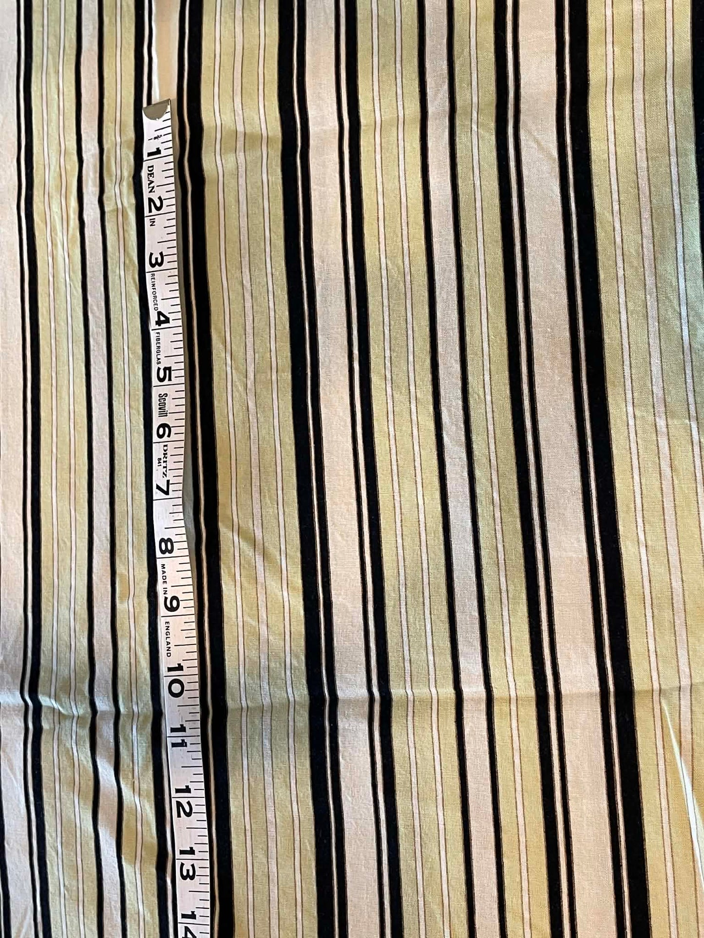Black and lime green stripes - Sold by the 1/2 yard.