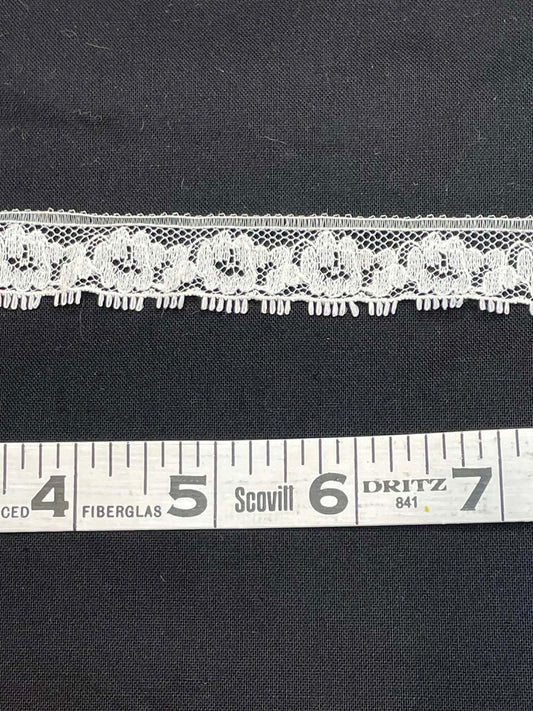 3/4" wide eyelash lace.  Sold by the yard.