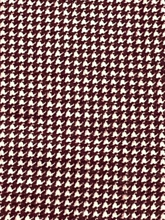 Flannel.  Brown houndstooth.  Sold by the half yard.